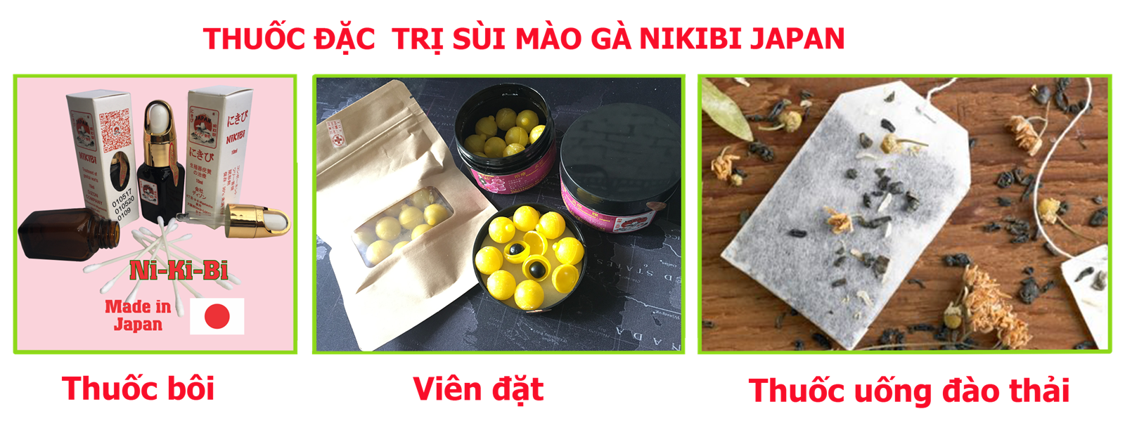 thuốc trị sùi mào gà 1